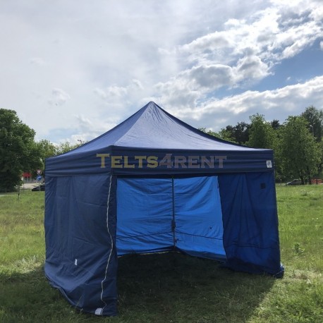 Telts 3x3m Zila ar sienām