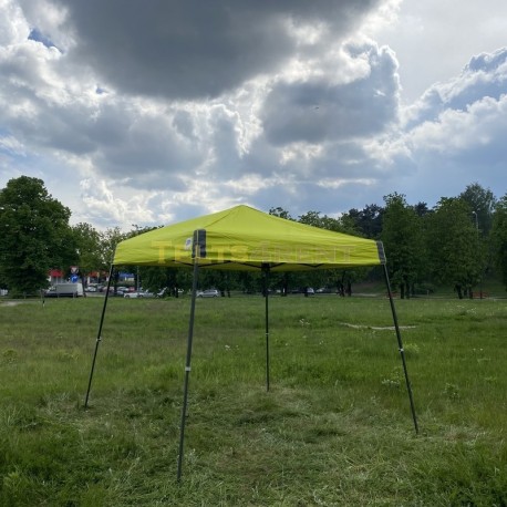Telts 3x3m elektro zaļa (lietota)